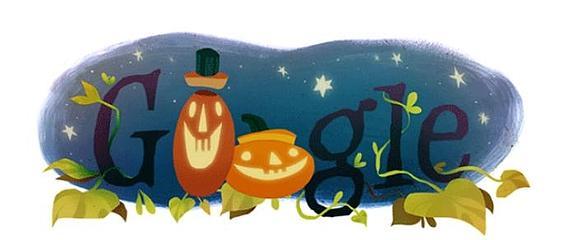 Halloween presente en el doodle de Google