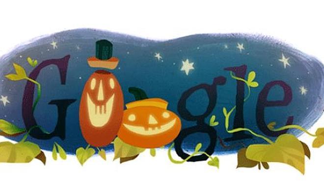 Halloween presente en el doodle de Google