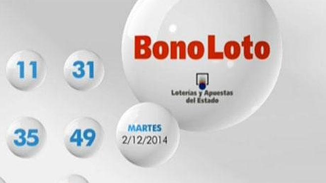 Resultados de hoy de la Bonoloto, martes 2 de diciembre. Números premiados y combinación ganadora