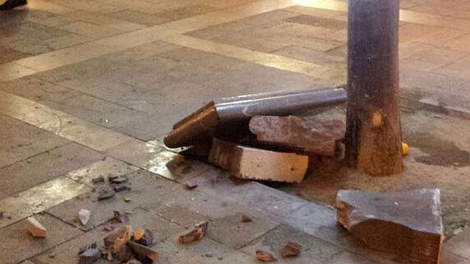 Más vandalismo en la plaza del Patriarca