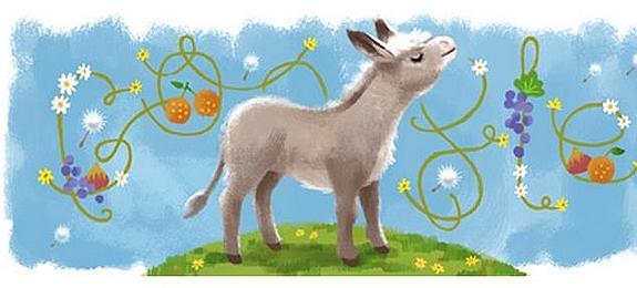 'Platero y yo', protagonista del doodle de Google de hoy