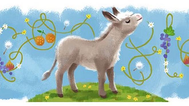 'Platero y yo', protagonista del doodle de Google de hoy