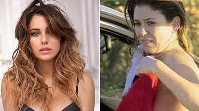 Pillan a Blanca Suárez casi desnuda en plena calle