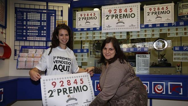 Sorteo de Navidad: el 2º premio (92845), vendido en Valencia