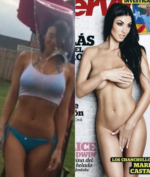 Alice Goodwin, la reina del cubo helado, desnuda en la portada de 'Interviú'