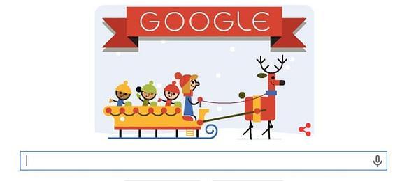 Felices fiestas: Google felicita la Navidad con un doodle animado