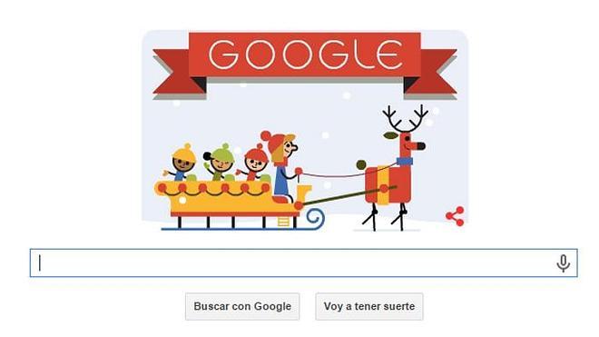 Felices fiestas: Google felicita la Navidad con un doodle animado
