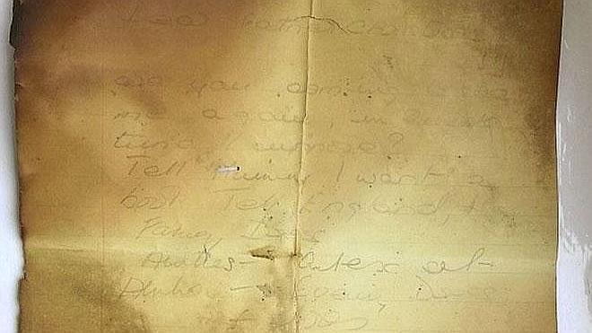 Encuentran en una chimenea una carta a Papa Noel escrita hace un siglo