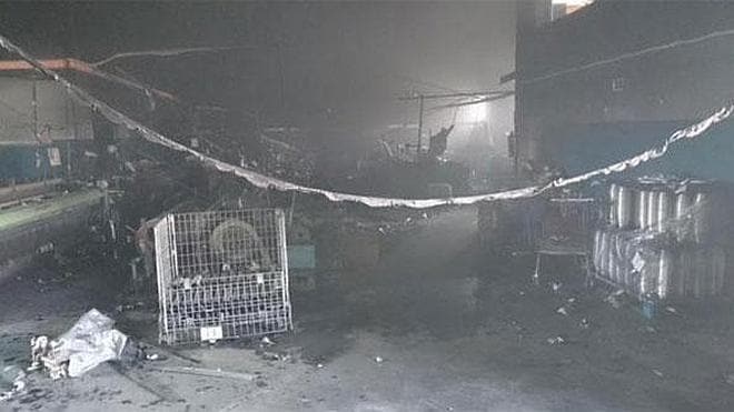 Un incendio quema dos telares en Benigànim
