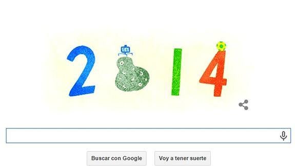 Google despide 2014 con un doodle
