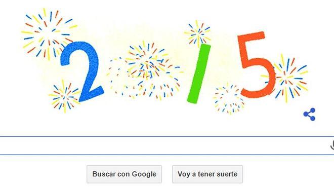 Feliz 2015: doodle de Google