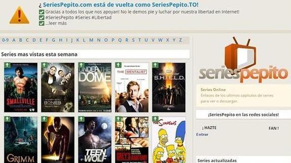 'SeriesPepito' vuelve con un nuevo dominio y con su catálogo completo