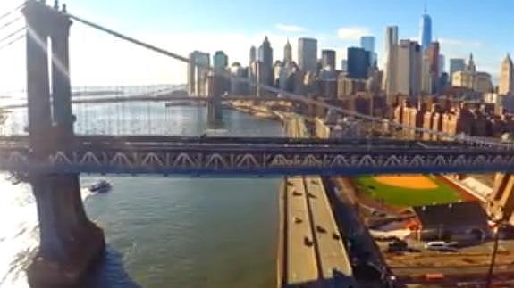 Nueva York a vista de drone