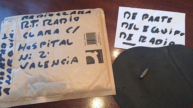Rita Barberá recibe en alcaldía un sobre con una bala de 9 mm