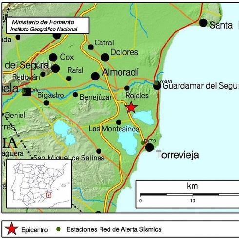 Terremoto de 3,1 grados en Alicante