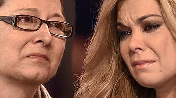 María José Campanario rompe a llorar en Telecinco