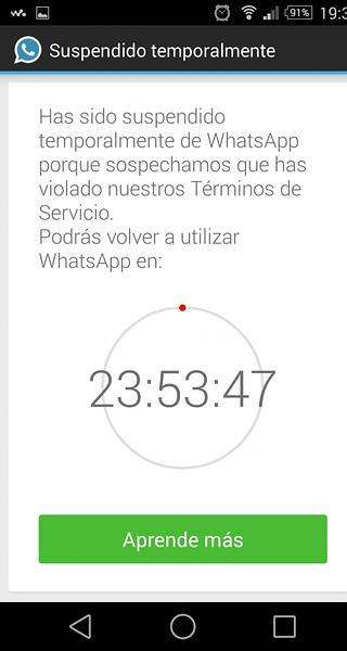 Whatsapp bloquea la cuenta a quien use Whatsapp Plus
