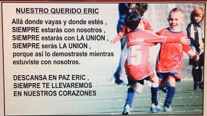 La muerte de Eric golpea al fútbol valenciano