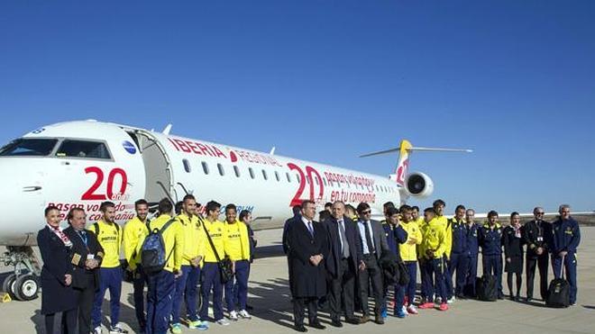 El Villarreal se lleva un susto al intentar aterrizar en aeropuerto Castellón