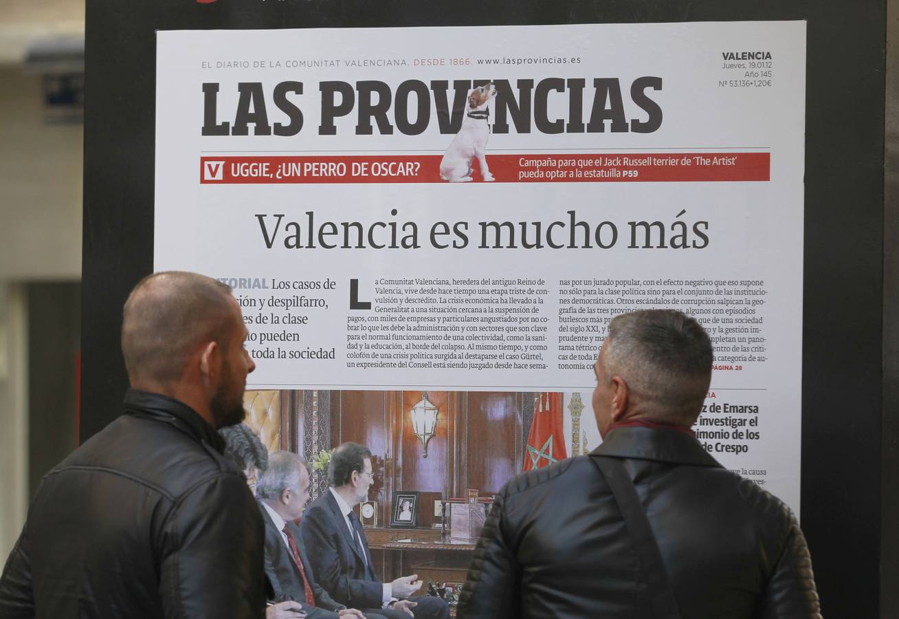 El Ayuntamiento de Valencia concede la Medalla de Oro de la ciudad a LAS PROVINCIAS