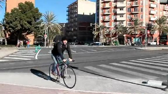 105 puntos peligrosos en Valencia para los ciclistas