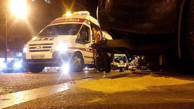 Muere un motorista en un choque con una furgoneta en Gaspar Aguilar
