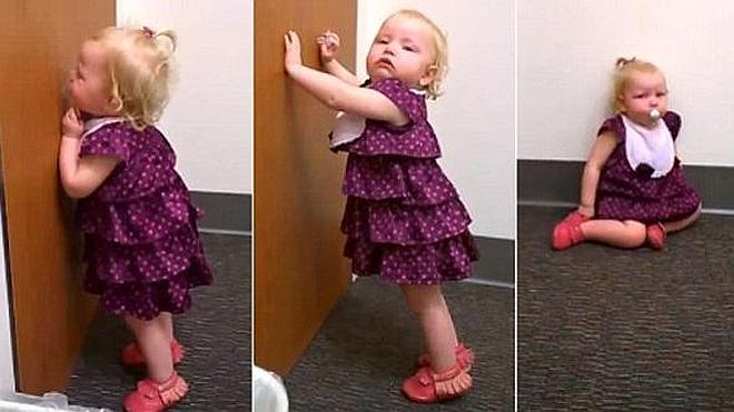 Tremendo enfado de una niña al enterarse de que va a tener una hermana
