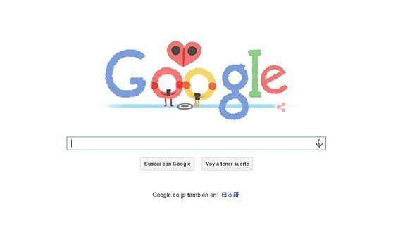 San Valentín: Google celebra el Día de los Enamorados