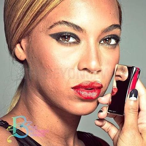 Filtran fotos de Beyoncé sin photoshop