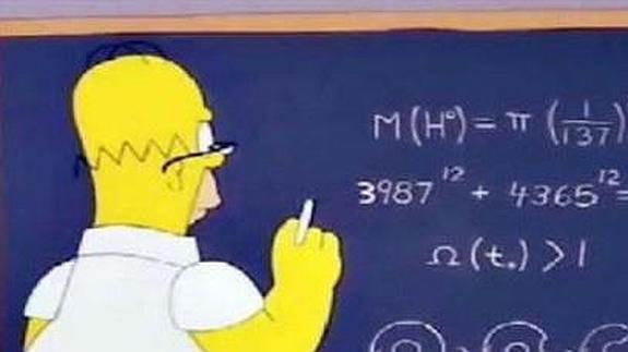 Homer Simpson descubrió el bosón de Higgs 14 años antes que los científicos