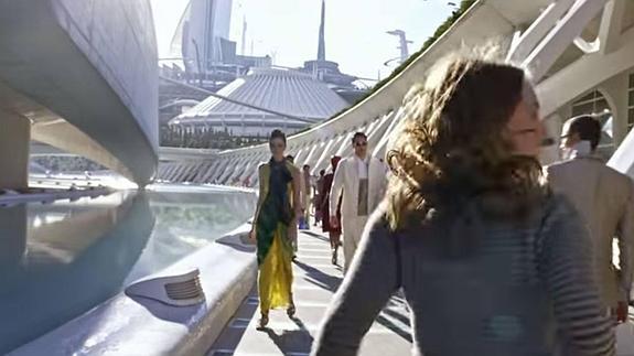 Así se ve la Ciudad de las Artes y las Ciencias en la película 'Tomorrowland'