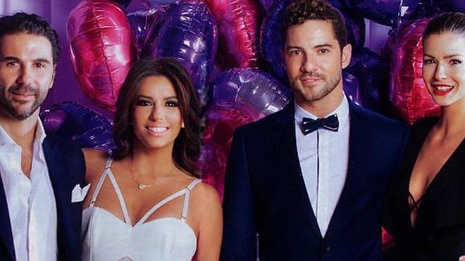 David Bisbal y 'la china' Suárez, juntos en el cumpleaños de Eva Longoria