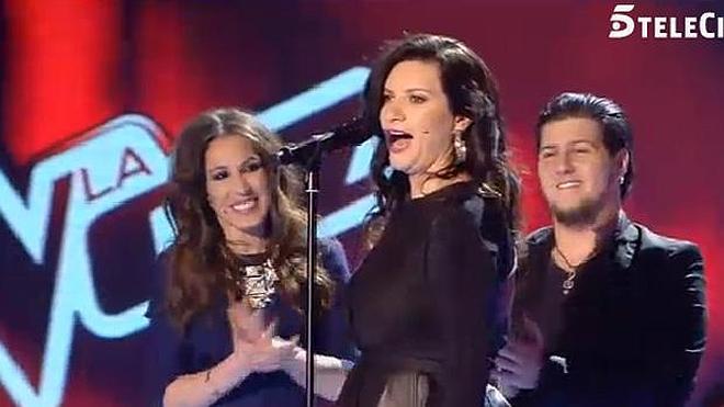 'La Voz': Laura Pausini se arranca por bulerías