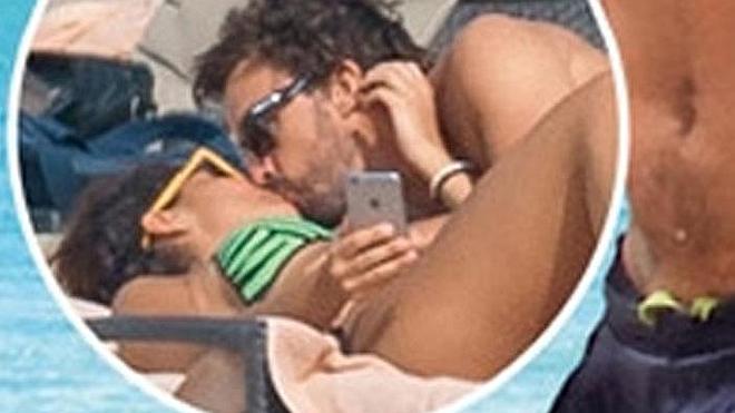 Fernando Alonso y Lara Álvarez: su primer beso