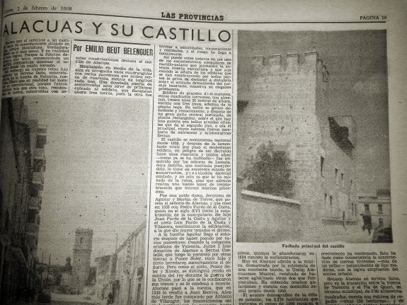 El castillo de Alaquàs que salvó Teodoro Llorente