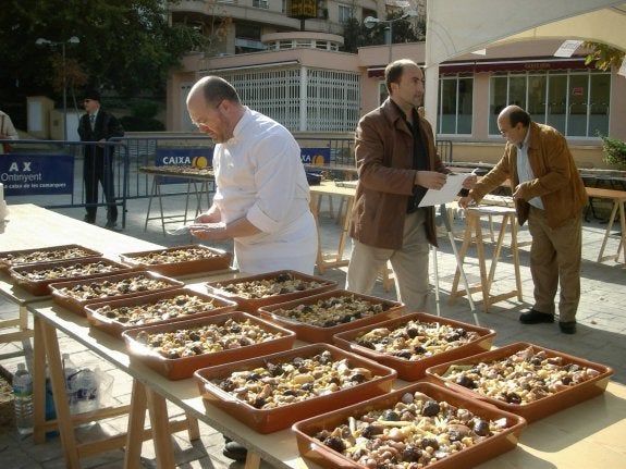 Embutidos, aceite y pelota valenciana