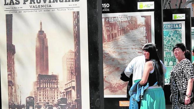 Aldaia acoge la exposición de portadas históricas de LAS PROVINCIAS