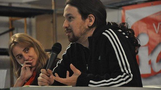 Tania Sánchez y Pablo Iglesias, juntos en la radio