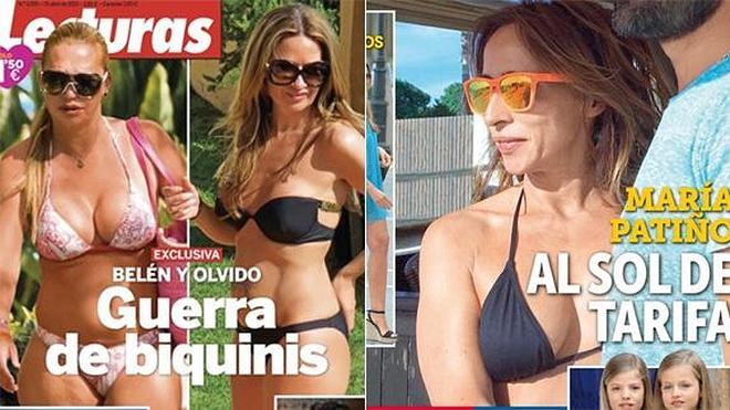 Belén Esteban, Olvido Hormigos y María Patiño lucen palmito en biquini