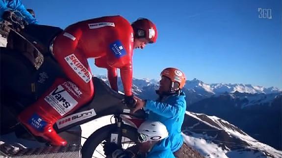 Eric Barone, récord mundial de velocidad en bicicleta de montaña