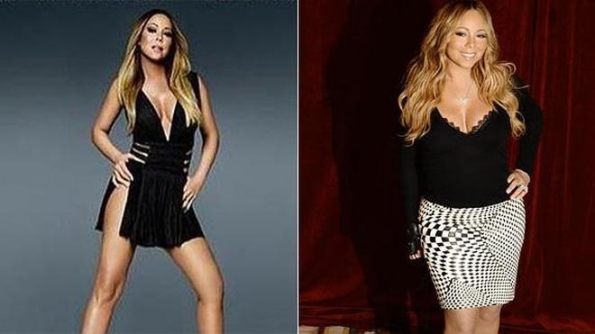 Maria Carey adelgaza a golpe de Photoshop