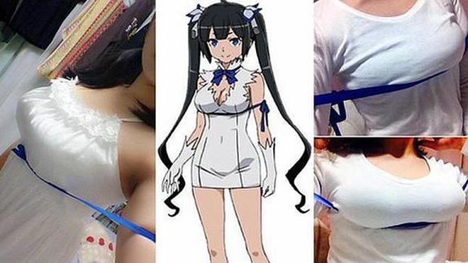 Atarse los pechos con una cinta, nueva moda en Japón