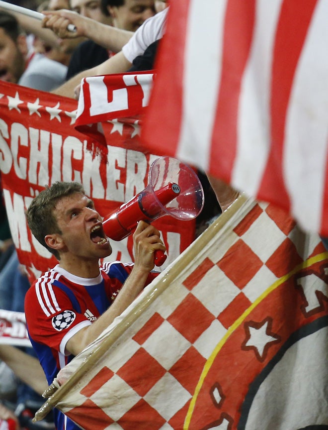 El megáfono de Thomas Müller