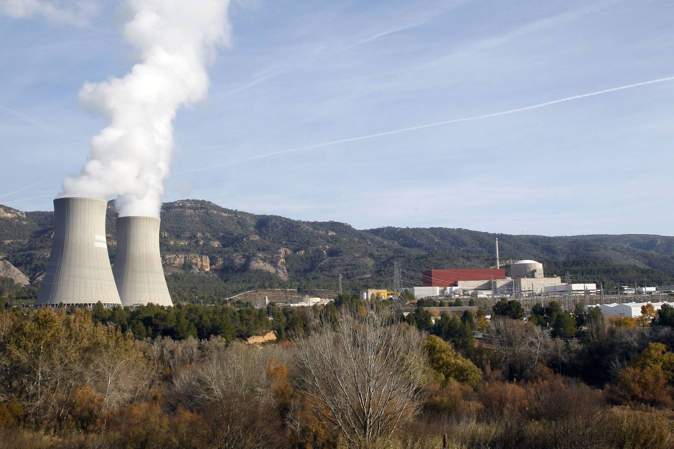 Una bobina de la central nuclear de Cofrentes se quema durante una parada programada