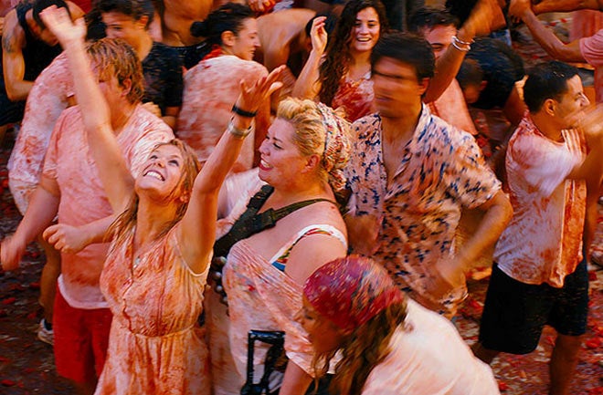 Una película británica traslada la Tomatina al sur de Italia