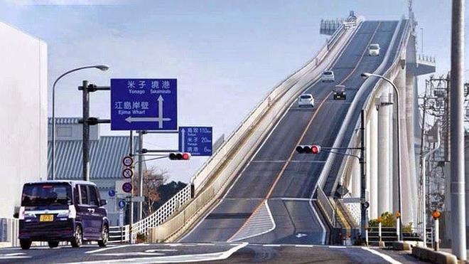 Eshima Ohashi, el puente que parece un obstáculo de Mario Kart