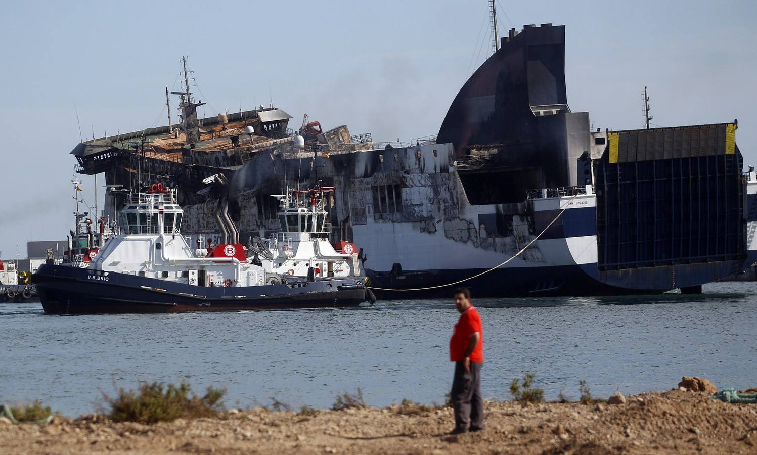 El Sorrento ya ha atracado en el puerto de Sagunto