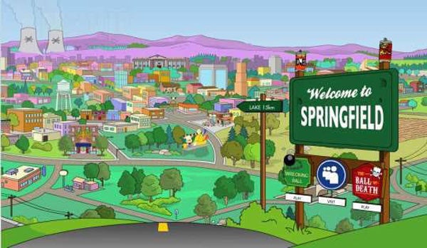 Recrean la ciudad de 'Los Simpson' a tamaño real