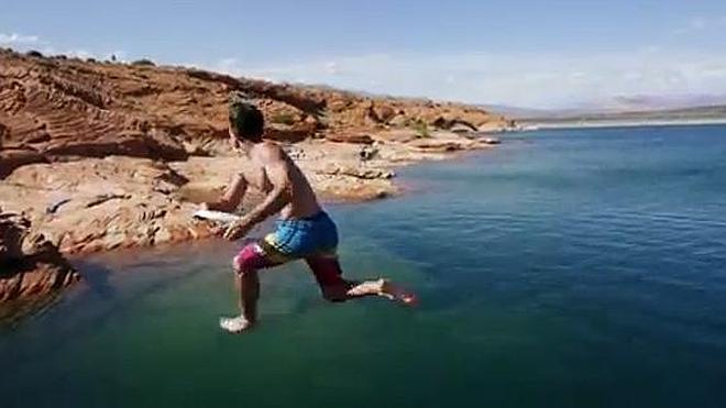 Así es el frisbee en su expresión más brutal