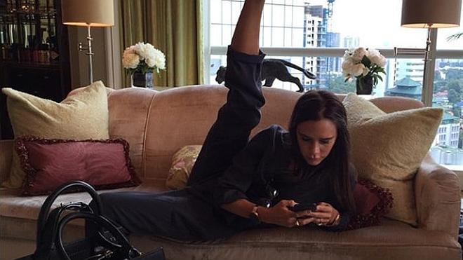 Victoria Beckham presume de flexibilidad en Instagram